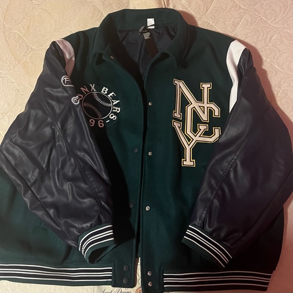 H&M Plus Baseball Jacket - Picture 1 of 4